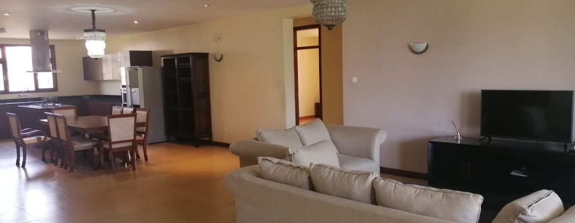 Fully Furnished 3 Bedrooms All Ensuite Apartment with Dsq, swimming pool, backup generator, nice garden and borehole water on Riverside Drive, Nairobi3