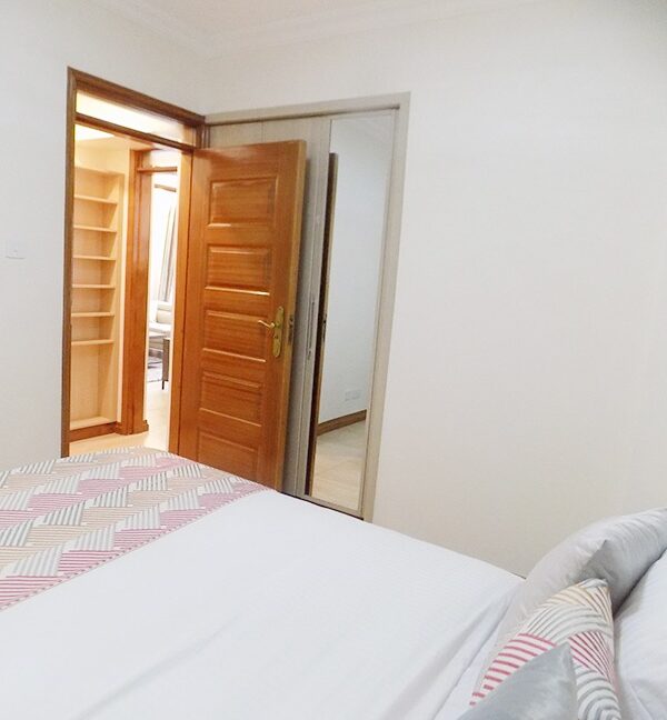 Two (2) Bedrooms Fully Furnished and Serviced Apartments for Rent at Ksh130k on Riverside Drive with outside balcony30