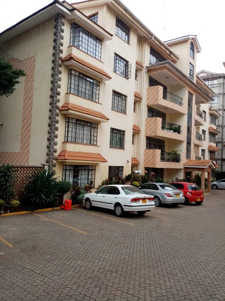 Two bedroom penthouse all en-suite with a terrace for rent on brookside close, with a secure and quiet environment, at 90k inclusive of service charge  (6)