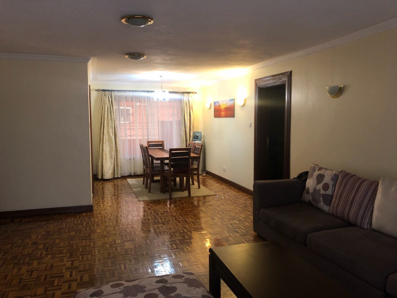 3 Bedroom Fully Furnished Apartment Located in Kilimani, Off Lenana Road, To Let at Ksh150k (2)